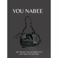 ราคา YOU NABEE น้องเกี๊ยวทรงBucket Bag คอลใหม่มินิมอลมินิใจรุ่นนี้หนังPUเนื้อสวยหรู️ งานดีฉ่ำมาก ไซส์ 9นิ้ว กระเป๋า สะพายlyn (1734114507712529672)