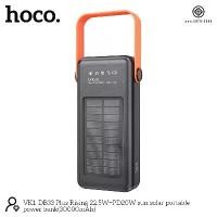 ราคา พร้อมส่ง. HoCo DB33 solar power bank 30000mAh 22.5W + pd20w built-in charger cable (1733443919688468221)