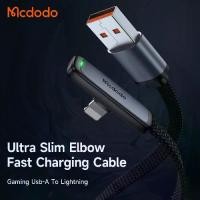 ราคา Mcdodo Ultra Slim Gaming Cable Usb-A To Lightning 90 ° Data Cable 3A For iPhone 14-8 series supports fast charging Data Transmission (1733995344869491753)