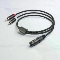 ราคา สาย XLR Female to 2 RCA Y-Cable (แยกสัญญาณเสียง 1 ออก ) สายแยกสัญญาณเสียง หัวเมีย ตัวผู้ หัว ยึดรูปแบบเดียวกัน (1733151301143201389)