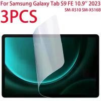 ราคา ฟิล์มกันรอยหน้าจอ PE, 3 ชิ้น, สำหรับ Samsung Galaxy Tab S9 FE 10.9 นิ้ว, 2023, ฟิล์มกันรอย, วัสดุ PET, ฟิล์มนิ่ม, เข้ากันได้กับ SM-X510 และ SM-X516B, X510 และ X516B แท็บเล็ต (1731098527362550716)
