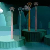 ราคา ที่ขูดลิ้นซิลิโคน แปรงลิ้น ที่ขูดลิ้นอเนกประสงค์ ที่ทำความสะอาดลิ้นแบบสองฟังก์ชัน แปรงสีฟัน (1733957716081345903)