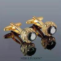 ราคา 2-Piece Set of Premium Gifts and High-End Luxury Cufflinks with Black Zirconia | French Shirt Cufflinks | Wedding/Banquet/Ceremony/Business Cufflinks (1734419863936468099)
