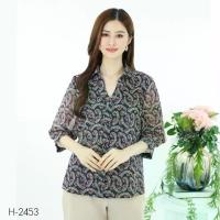 ราคา MIKIKO Shirt MI-H2453 ชีฟอง ปริ้นท์ แขนยาว IGPU24-10 (1733725455714518288)