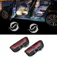 ราคา 2 ชิ้น ไฟโปรเจคเตอร์ประตูรถยนต์ LED ไฟตกแต่ง ไฟต้อนรับสำหรับ T-ROC 2014-2025 อุปกรณ์ตกแต่งรถยนต์ (1734350470085772989)