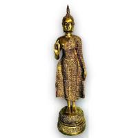 ราคา 【เก็บเงินปลายทาง】 พระประจำวันจันทร์(ปางห้ามญาติ) สีทองเก่า ขนาดหน้าตัก 9 นิ้ว บูชาเสริมความสุขความเจริญในชีวิต ทำอะไรก็มีแต่ขึ้น T (1732848536133207149)