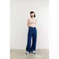 ราคา กางเกงขากระบอกเอวสูง Basic jeans (BJ) (1733881068527453707)