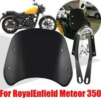ราคา YES For RoyalEnfield Royal Enfield Meteor 350 Motorcycle Accessories Retro Windscreen Windshield Wind Screen Deflector C (1733874540788876502)