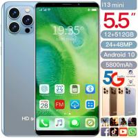 ราคา I 13/I 14 mini 5G Smartphone จอ 6.7 นิ้ว ความจำ 12GB+512GB กล้อง 48MP+72MP แบตเตอรี่ 6800mAh รองรับ 3G/4G/5G ระบบปฏิบัติการ Android13.0 สมาร์ทโฟนราคาถูก (1733680075341923581)