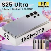 ราคา 【รับประกัน 1 ปี】S25 Ultra 5G 7.5นิ้ว โทรศัพท์มือถือ รองรับ2ซิม Smartphone 4G/5G โทรศัพท์สมา แรม16GB รอม1TB โทรศัพท์ถูกๆ มือถือราคาถูกๆ โทรศัพท์สำห รับเล่นเกม โทรสับราคาถูก โทรศัพ (1732631663749793192)