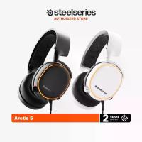 ราคา SteelSeries Arctis 5 Wired 7.1 Surround Sound Gaming Headset with RGB Illumination หูฟังเกมมิ่งมีสาย (1733462637901809340)