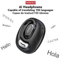 ราคา MINISO MS156 Bluetooth V54 Earphones AI Wireless Headphones with Mic Button Control Noise Reduction Earhooks Waterproof Headset [COD] (1733327934582851562)