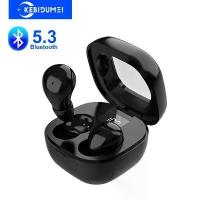 ราคา [COD] Mini Bluetooth 5.3 Headphones HiFi Stereo Noise Reduction Wireless Headset LED Display Sports Earphones for Xiaomi Huawei (1733209981890037531)