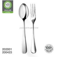 ราคา CODJAGUAR ช้อนชาสเตนเลส และ ส้อมค็อกเทลสเตนเลส ลายโลตัส ตราจากัวร์ สเตนเลส 430 แท้ 100% เกรดใช้กับอาหาร Food Grade ISO9001 ผลิตในประเทศไทยTikTok (1734390906386023991)