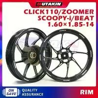 ราคา MUTAKIN ล้อแม็ก 801 RIM ล้อแม็กคลิก สำหรับ For HONDA CLICK110/SCOOPY/SCOOPY-I/BEAT/ZOOMER/Airblade/ICON 1.85x2.15-14 (1733990887007552659)