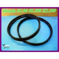 ราคา "BLACK"​ STEEL WHEEL RIM (17") size 17x1.60 For HONDA SL90 SL100 XL100 // วงล้อเหล็ก "สีดำ" ขอบ17 (1734394914292073627)