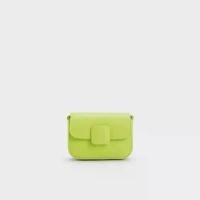 ราคา Micro Koa Crossbody Bag - กระเป๋าสะพายข้าง Crossbody ใบจิ๋ว สี Lime จาก Charles and Keith (ของแท้นำเข้าจากสิงคโปร์) บล็อกบัสเตอร์ (1734417843182404623)