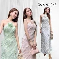 ราคา ชุดเดรสลูกไม้ ชุดเดรสยาว Venice : VN264 ชุดเดรส ชุดออกงาน ชุดลูกไม้ ชุดเพื่อนเจ้าสาว ชุดไปงานแต่ง ชุดออกงาน (1733969797291148752)