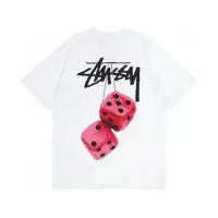 ราคา เสื้อยืด Stussy SS22 ซีรีส์ Fuzz Dice | เสื้อยืดแขนสั้นคอกลมพิมพ์ลายกราฟิกโลโก้ตัวอักษร | ยูนิเซ็กส์ (1733188515802547637)