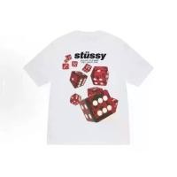 ราคา เสื้อยืด Stussy รุ่น SS25 ลายลูกเต๋า คอกลม แขนสั้น ผ้าซี่งเคราะห์ สำหรับทุกเพศ (1733188613905941941)