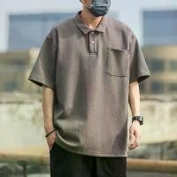 ราคา เสื้อยืดแขนสั้นผู้ชาย แบรนด์ Px-polo เสื้อยืด แฟชั่น หลวมและลำลอง ครึ่งแขน สีทึบ ระบบวัน เสื้อยืด Paul (1731353009966713442)