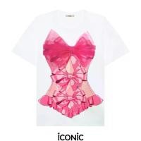 ราคา iCONiC MOULIN ROUGE T-SHIRT #7827 เสื้อยืดผญ พิมพ์ลายโบว์ แต่งโบว์ผ้าใหญ่ๆ เสื้อยืด เสื้อแฟชั่น (1730996372714719392)