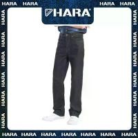ราคา Hara กางเกงยีนส์ กางเกงยีนส์ผู้ชาย สีมิดไนท์ ทรงกระบอกตรง ขากระบอกตรง ด้ายเทา กระดุมเฟือง รุ่น HMR1-900102 (1732851679103059444)