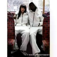 ราคา ชุดวอร์มออกกำลังกายผู้ชาย COD ชุดกีฬา เสื้อฮู้ดซิป เสื้อสเวตเตอร์ กางเกงขายาว สองชิ้น ฮิปฮอป ปักตัวอักษร (1733135199913018834)