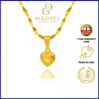 ราคา สร้อยคอ Eva ทอง (4.89g) GE 50CM ดีไซน์บ้าๆ บอๆ พร้อมจี้รัก จี้แฟชั่นทอง สร้อยคอจี้ล็อคเก็ต เสน่ห์ ชุบทอง 24k รักแรก (1732466363734852733)