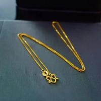ราคา [COD] [Tiktok]ส่งเร็ว! ถูก! สร้อยคอทอง สร้อยคอ สร้อย สร้อยคอแฟชั่นญ chain necklace สร้อยคอผู้หญิง สร้อยคอวินเทจ jewelry สร้อยทองไม่ลอก gold ทอง1สลึง ทอง2สลึงทองชุบไม่ลอก สร้อยคอค (1734433082197444374)