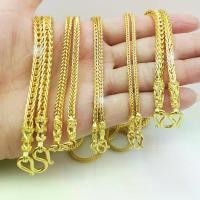 ราคา [จัดส่งทันที] สร้อยทองไม่ลอก 5 10 บาท สร้อยทองไม่ลอกไม่ดำ สร้อยทองเคแท้18k สร้อยทองเหลือง ยาว24 สร้อยคอ สร้อยทอง ไม่ลอก ไม่ดำ ทองไมครอน ทองชุบ (1733777187400221750)
