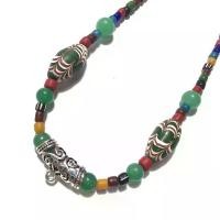 ราคา ช้างกระบี่ สร้อยคอ เส้นที่117 สร้อยคอหินลูกปัดโบราณ โชว์เม็ดหินลูกปัดทั้งเส้น ยาว22นิ้ว (1733875147090265937)