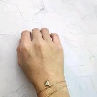 ราคา สร้อยข้อมือ ทองคำขาว 18K ประดับเพชรแท้ธรรมชาติ (1732682088742356881)