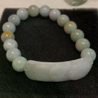 ราคา สร้อยข้อมือ แผ่นเหรียญเงินมงคล หยกพม่า พรีเมียม 8 mm. ขนาด 16-17 cm. jadeite A (1734099359032181838)