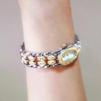 ราคา นาฬิกาผู้หญิง ของแท้ BS เล็ก เพชรเต็ม สร้อยข้อมือ เทรนด์แฟชั่น ราคาไม่แพง หรูหรา ซอก กันน้ำ ทองขาวคลาสสิกเงิน 2023 มาใหม่ (1732317101320473431)