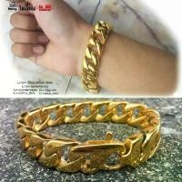 ราคา [เก็บเงินปลายทาง] สร้อยข้อมือ Vehementทองเงา ก้ามปูหนา (เนื้องานแท้ งานสแตนเลสแท้316L 100%) รุ่นนิยม allacc (1732720135732364382)