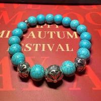 ราคา สร้อยข้อมือ Chrome Hearts CH สร้อยข้อมือข้ามสีเทอร์ควอยซ์ สไตล์พังค์สำหรับคู่รัก (1734032405475132971)