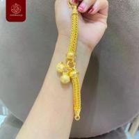 ราคา ร้านแม่มะตูม สร้อยข้อมือ12เสาถุงเงินถุงทอง น้ำหนัก 5 บาท งานไมครอนเกรดพรีเมี่ยม (1730392370019798015)