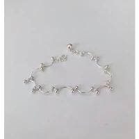 ราคา แนะนำ สร้อยข้อมือลายเถาวัลย์เงินแท้925 เครื่องประดับเงินแท้ สร้อยข้อมือ สร้อยเงินแท้ (1734131840850756887)