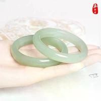 ราคา สร้อยข้อมือหยกขาวซินเจียง, สร้อยข้อมือหยกขาว, สร้อยข้อมือบาร์หยกกลม, สร้อยข้อมือ Ding Dong, วัสดุหลุมเก่า, น้ำใส, หยกธรรมชาติ, สร้อยข้อมือผู้หญิง (1732509633513489473)