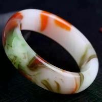 ราคา สร้อยข้อมือ หยกเลือดไก่ หลากสีธรรมชาติ สร้อยข้อมือผู้หญิงใหม่ หลากสี สุ่มสี (1731624010500638020)