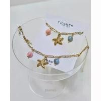 ราคา Thames สร้อยข้อมือ Island Collection รุ่น B120 วัสดุ Stainless Steel ไม่ระคายเคืองผิว ดีไซน์น่ารัก แมทช์ได้กับทุกชุด ราคา 450.- (1733156507724645680)