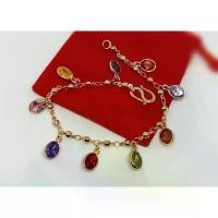 ราคา สร้อยข้อมือ สร้อยข้อมือนาคแท้ พลอยนพเก้า ทับทิม มรกต ไพลิน น้ำหนัก 1 บาท มีทุกความยาว COD (1733666277098227515)