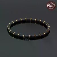 ราคา หินนิลด้าน ทรงกระบอก แต่ง แร่เฮมาไทต์ Onyx ขนาด 4.5 มิล กำไลหินสี กำไลหินนำโชค หินสีดำ หินมงคล สร้อยข้อมือ (1733961985137214640)