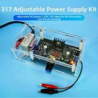 ราคา โมดูลแหล่งจ่ายไฟปรับได้ DIY อิเล็กทรอนิกส์ LM317 พร้อมหน้าจอแสดงแรงดันไฟฟ้า (1733893159881966893)