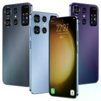 ราคา สมาร์ทโฟน S24 รุ่นใหม่ 16GB+512GB จอ Ultra HD 7.0 HD Full Screen 2280*3088 กล้อง 48MP+72MP AI แบตเตอรี่ 7000mAh รองรับ Dual SIM Android 13 มัลติภาษา รองรับ GSM850/900/1800/1900MHz 3GWCDMA850/1 (173299