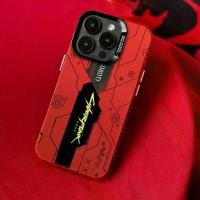 ราคา เคส 15 Pro Max สำหรับ iPhone 11 12 13 14 14 Plus IP X XS XR XS Max 7 8 6 กันกระแทก โทรศัพท์มือถือ โทรศัพท์ สมาร์ทโฟน Cyberpunk ปกแข็งสีแดง H750 (1730011323463994014)