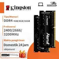 ราคา Kingston RAM แล็ปท็อป Fury IMPACT 4GB/8GB/16GB DDR4 2400/2666/3200MHz SODIMM สำหรับโน้ตบุ๊ก ความถี่ 2400MHz/2666MHz/3200MHz แรงดัน 1.35V จำนวนหมุด 260 หมุด Non-ECC (1730262397027649666)