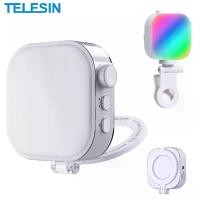 ราคา ไฟเซลฟี่แบบแม่เหล็ก, TELESIN, สำหรับ iPhone, iPad, โทรศัพท์มือถือ, แล็ปท็อป, ไฟวงแหวนรูปถ่าย, ไฟเติมสีสันสดใส, โคมไฟถ่ายภาพ LED 60 ดวง (1731880036467510262)