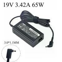 ราคา อะแดปเตอร์ไฟ AC แล็ปท็อป, 19V 3.42A 65W, ขนาด 3.0*1.1mm, สำหรับ ACER Aspire S3, S5, S7, P3, Iconia C740, C720, Tab W500, W700, C740, C910, ใหม่ (1732525115531494518)